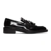 AMI ALEXANDRE MATTIUSSI AMI ALEXANDRE MATTIUSSI BLACK SPAZZO MOCCASSIN LOAFERS