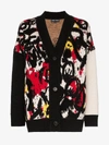 ANGEL CHEN ANGEL CHEN PAINT SPLATTER JACQUARD WOOL CARDIGAN,AW1904041MIX14122814