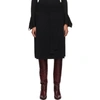 JOSEPH BLACK COSY WOOL KNIT SKIRT