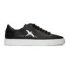 Axel Arigato Clean 90 Bird-embroidered Leather Trainers In Black