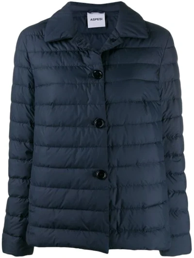 Aspesi Feather Down Jacket - 蓝色 In Blue