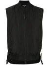 DSQUARED2 DSQUARED2 ICON ZIPPED-UP GILET - 黑色