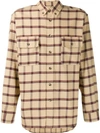 ISABEL MARANT CHECK PRINT SHIRT