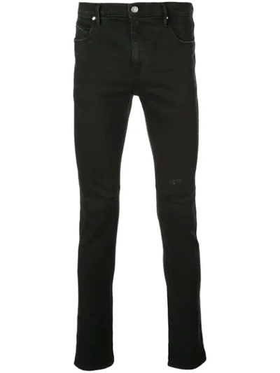 Rta Cross Print Skinny Jeans In Black