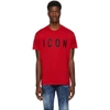 DSQUARED2 DSQUARED2 RED ICON T-SHIRT