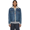 LEVI'S LEVIS BLUE SHERPA TYPE 3 TRUCKER JACKET