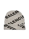 BALENCIAGA Logo Wool-Blend Beanie