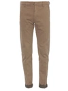 DONDUP COTTON TWILL TROUSERS,11017178