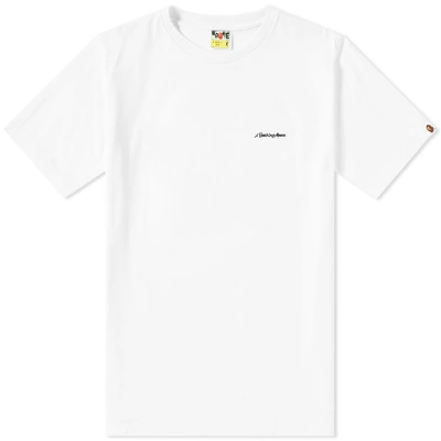 A Bathing Ape Patch Tee In White
