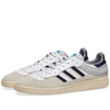 Adidas Originals Handball Top Leather & Suede Sneakers In White