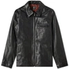 APC A.P.C. Leather Riders Jacket,PXBKU-H02502-LZZ6