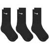 NIKE Nike Everyday Cushion Crew Sock - 3 Pack,SX7664-0103