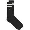FRED PERRY Fred Perry Tipped Sports Sock,C5124-10274