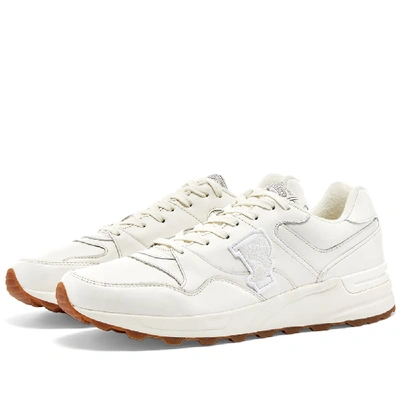 Polo Ralph Lauren Trackster Leather Sneakers In White