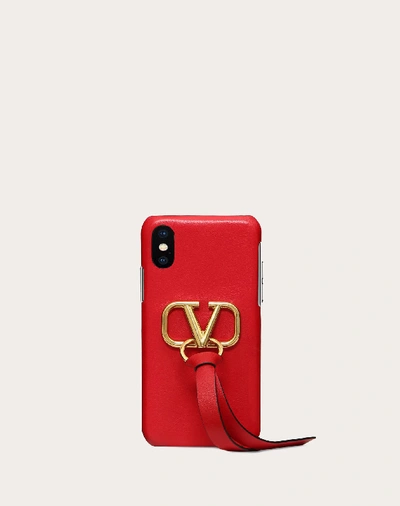 Valentino Garavani Vring Phone Cover In Rouge Pur