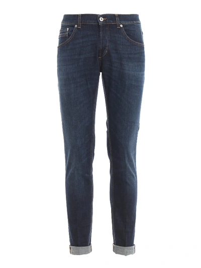 Dondup Ritchie Skinny Jeans In Blue In Dark Wash