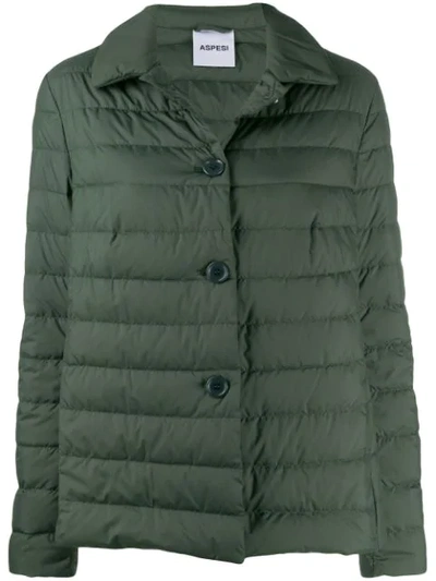 Aspesi Feather Down Jacket - 绿色 In Green