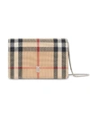 BURBERRY VINTAGE CHECK CARD CASE WITH DETACHABLE STRAP,8016982