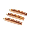 LELE SADOUGHI Set of Three Crystal Stick Barrettes