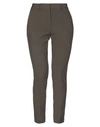 Space Style Concept Pants In Military Green