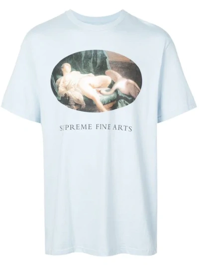 Supreme Lida And The Swan T-shirt In Blue
