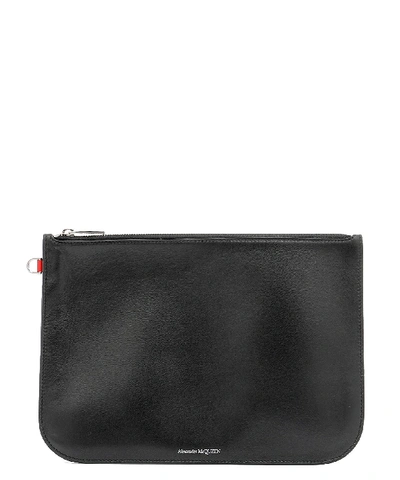 Alexander Mcqueen Logo Pouch In Black