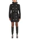 BALMAIN BALMAIN QUILTED DOUBLE BREASTED COAT