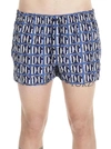 DOLCE & GABBANA DOLCE & GABBANA ALL OVER LOGO PRINT SWIM SHORTS