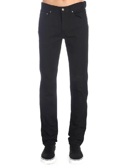 Givenchy Logo Band Jeans In Black