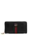 GUCCI GUCCI OPHIDIA GG ZIPPED WALLET