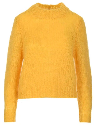 Isabel Marant Chunky Irren Jumper In Poppy Orange