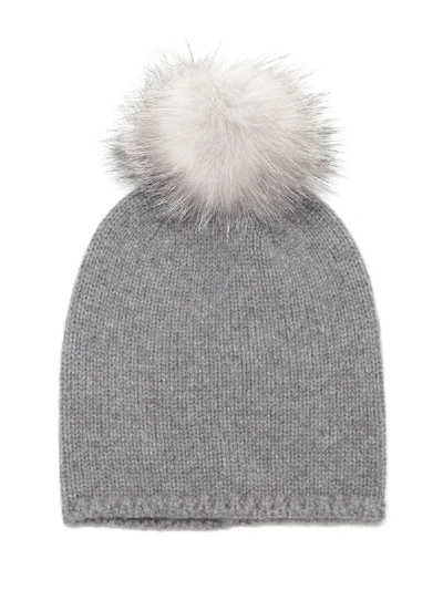 Max Mara Grey Cashmere Hat
