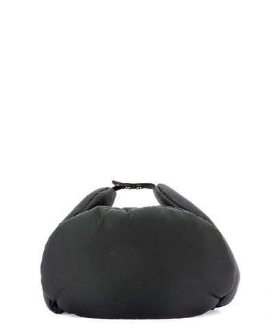 Prada Logo Padded Gabardine Hat In Black