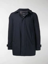 Herno Lightweight Parka Jacket In Blue