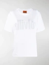 Colville Logo Print Inside-out Effect T-shirt In White