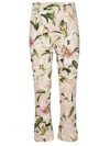 DOLCE & GABBANA FLORAL PRINT TROUSERS,11017523