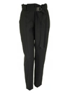 BRUNELLO CUCINELLI TROPICAL LUXURY WOOL BOY FIT CIGARETTE TROUSERS WITH PRECIOUS D-RING BELT,MP105P7020 C101