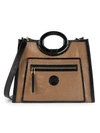 FENDI Large Runaway Perforated Leather Shopper