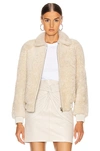 ISABEL MARANT Salvia Shearling Jacket,ISAB-WO135