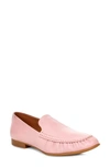 Ugg Vivian Moc Loafer Flat In Pink Crystal Leather
