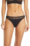 Jason Wu Collection Satin Dot Embroidered Panties In Black