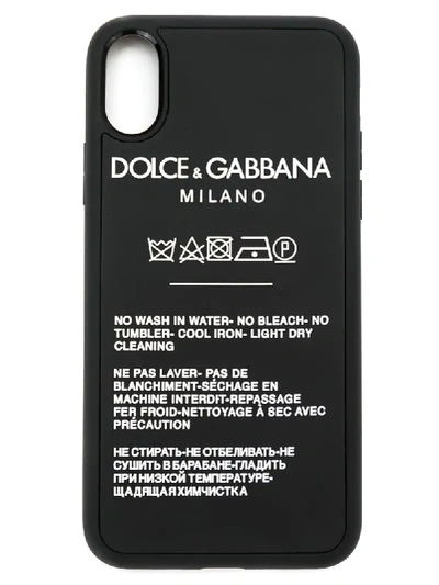 Dolce & Gabbana Iphone X Phone Case In Black