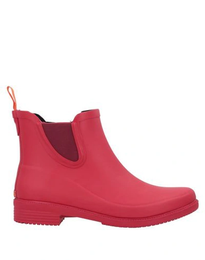 Swims Ankle Boots In Red