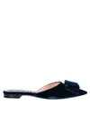 Rochas Mules And Clogs In Dark Blue