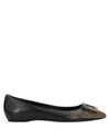 Roger Vivier Ballet Flats In Black