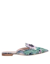 Alberta Ferretti Mules & Clogs In Blue