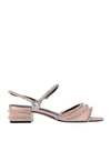 Roger Vivier Sandals In Beige