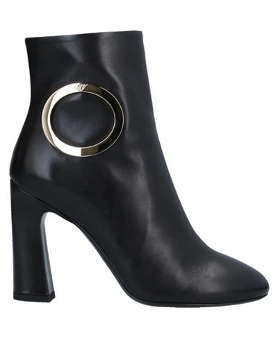 Roger Vivier Ankle Boots In Black