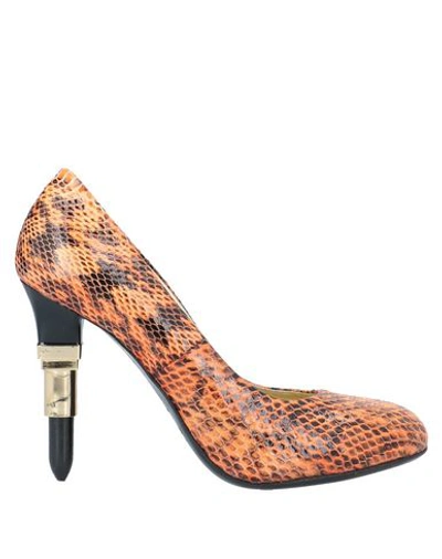 Alberto Guardiani Pump In Orange