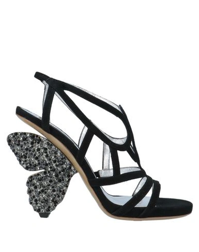 Alberto Guardiani Sandals In Black